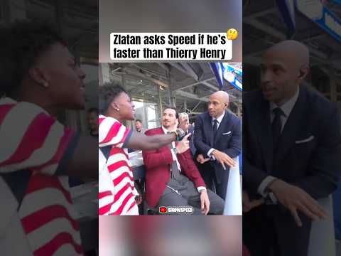 Speed wants to race Thierry Henry 👀 (via @IShowSpeed)