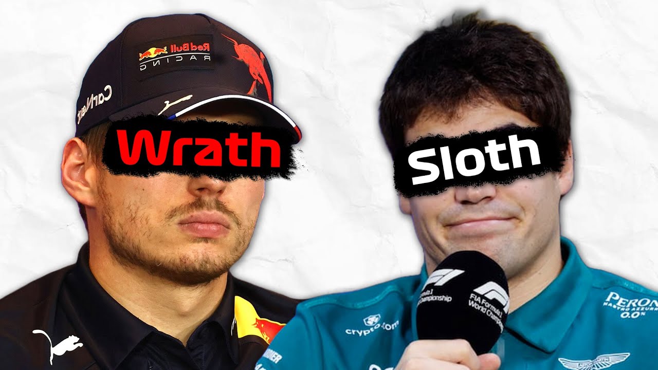 The 7 Deadly Sins as F1 Drivers