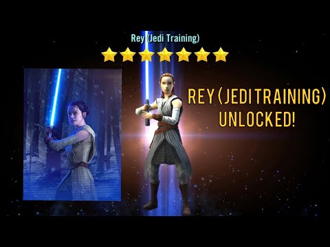 Rey (Jedi Training) Unlocked! | (Event Playthrough, Gear 8, Mod Guide) | SWGoH F2P