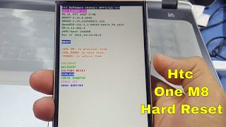 Htc One M8 Hard Reset || pattern unlock || 2018