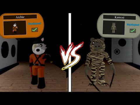 *NEW* PIGGY SKINS ARCHIE vs KAMOSI MUMMY JUMPSCARE (ROBLOX PIGGY BOOK 2 CHAPTER 8)
