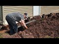 Settling Foundation in Ashland, WI Stabilized with Helical Piers