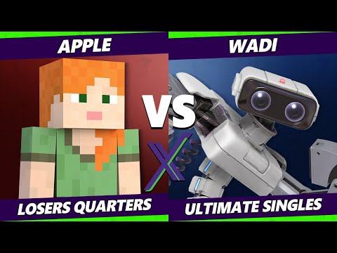 S@X 394 Online Losers Quarters - Apple (Alex) Vs. WaDi (ROB) Smash Ultimate - SSBU