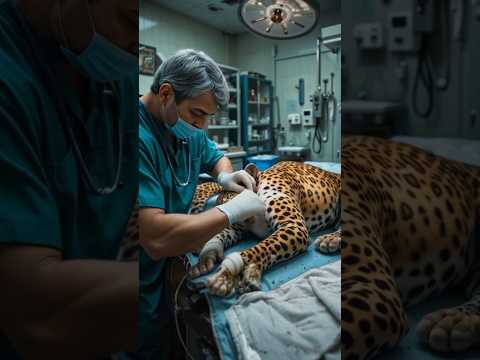 From Rescue to Freedom: The Leopard's Incredible Return to the Wild!#LeopardRecovery#leopard