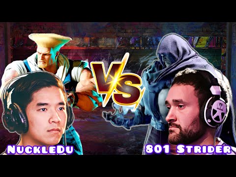 SF6 ▰ NuckleDu ( Guile ) VS 801 Strider ( M. Bison ) ▰ High Level Gameplay