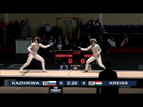 Belfast World Championships 2009 JWF - L4 - Kazhikina RUS v Kreiss HUN