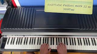 Video thumbnail for Suitcase rhodes 88 Mark II 1981 by Manuel Valera