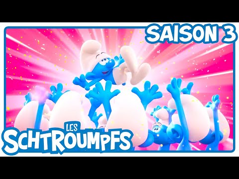 Les Grands jeux schtroumpfs - partie 1 • Les Schtroumpfs 3D • Dessins animés pour enfants
