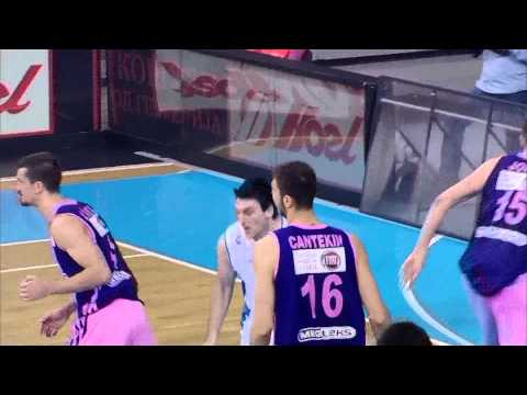 ABA Liga 2014/15, Round 14 highlights: MZT Skopje Aerodrom - Mega Leks (25.12.2014)