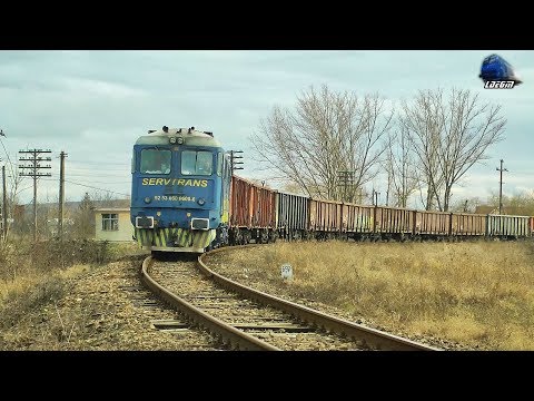 LDE2100 60-0600-6 & Marfar EXPRESS FWD Freight Train in Gara Săcuieni Bihor Station 29 January 2020