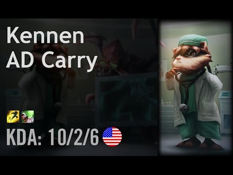 Kennen AD Carry vs Vayne - xPecake - NA Challenger Path 6.2