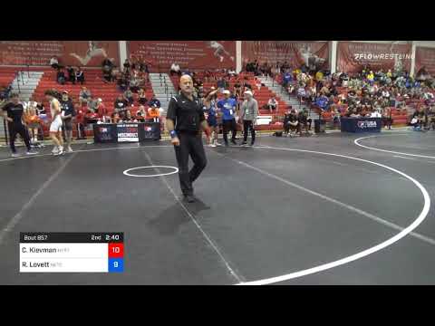 70 Kg Consolation - Connor Kievman, New York City RTC Vs Ridge Lovett, Nebraska Wrestling Training