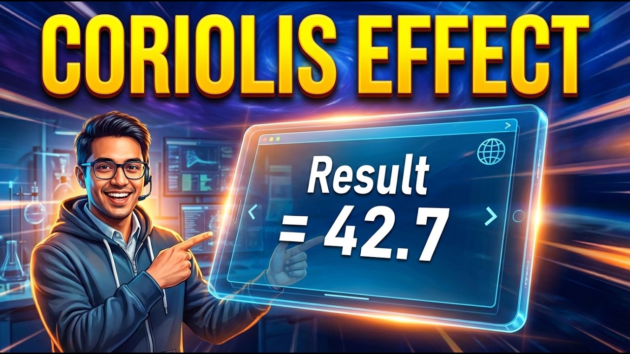 Coriolis Effect Interactive Calculator