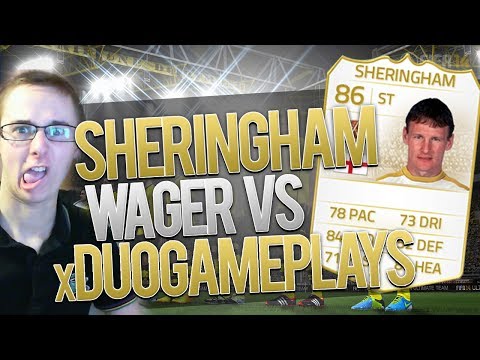 FIFA 14 l INSANE LEGEND SHERINGHAM WAGER VS xDuoGameplays!