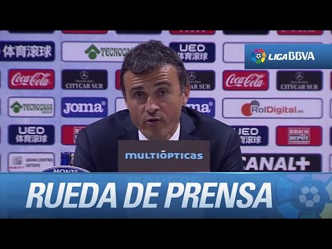 Luis Enrique: "Hay que hacer autocrítica y mejorar"