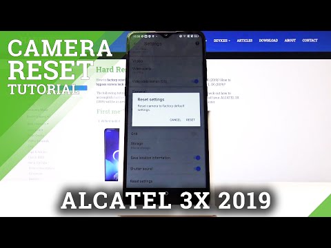 How to Reset Camera Settings in ALCATEL 3X (2019) – Restore Camera Config