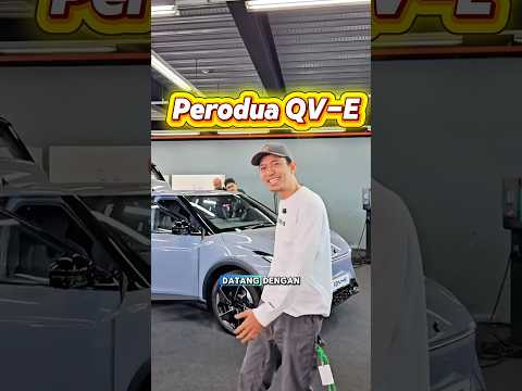 Perodua QV-E. Kereta EV pertama buatan Malaysia. #ev #evcar #perodua  #peroduaev #malaysia #baru