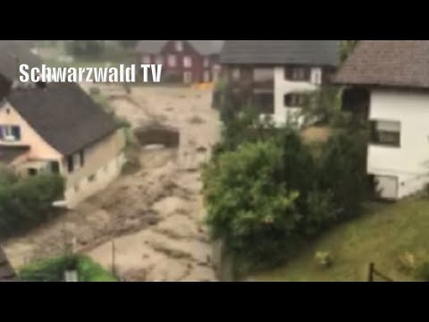🚨⛈️ Dramatische Unwetterszenen in Österreich: Überflutung in Bregenz und Kennelbach [19.08.2022]
