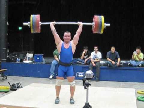 Donny Shankle 2009 PWA Championships Olympic Weightlifting for California Strength