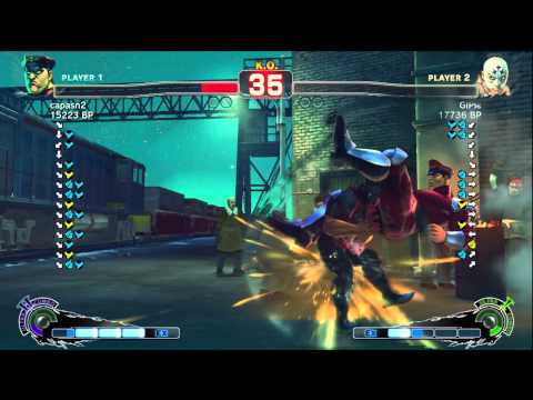 GiPie [Fuerte] vs capasn2 [Bison] SSF4 Japanese Online Ranked Matches - TRUE-HD