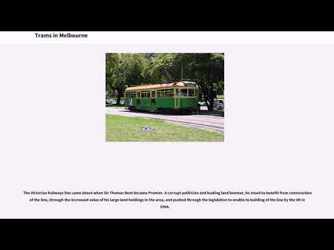 Trams in Melbourne