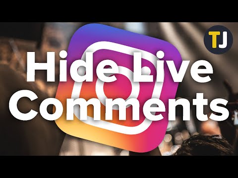 How to HIDE Comments in Instagram Live!
