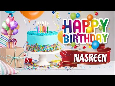 Happy Birthday Nasreen Urdu Song   Happy Wali Birthday   Nasreen Birthday Song