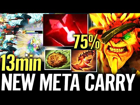 🔥 Bristleback 13MIN fast Bloodstone — MAX 75% Spell Lifesteal + Aghanim Cancer META Carry Dota 2 Pro