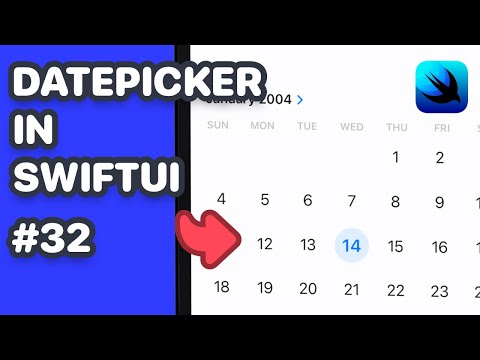 DatePicker in SwiftUI (SwiftUI DatePicker, SwiftUI DatePickerStyle, SwiftUI Calendar) thumbnail