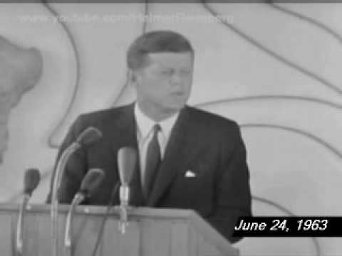 President John F. Kennedy's 57th News Conference - June 24, 1963 in Bonn