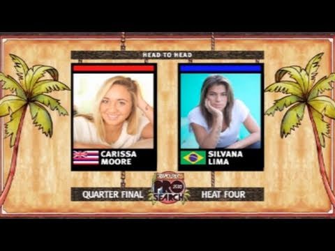 Quaters, Heat 4 - Carissa Moore vs Silvana Lima