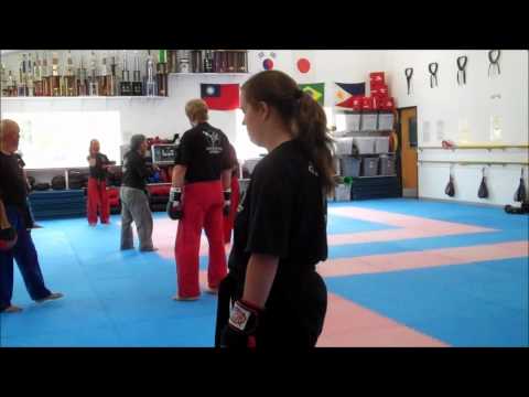 Kickbox drills class