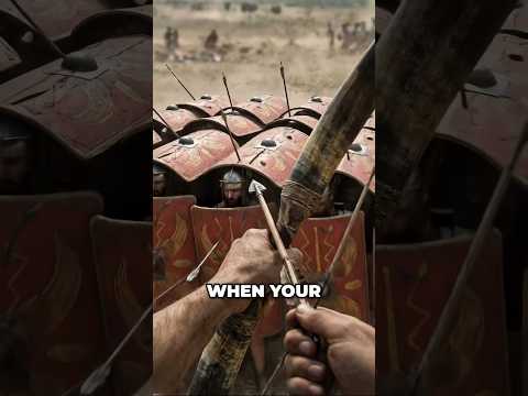 The Roman “Tortoise” Formation Was Unstoppable 💀  #historyshorts