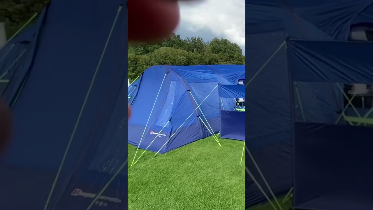 Berghaus 6.1 XL Air tent with air porch. #shorts #berghaus