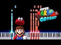 Super Mario Odyssey Title Screen Piano Tutorial