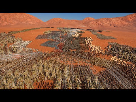 HUMANS vs ELVES vs DWARVES vs UNDEAD - Epic Fantasy Battle Simulator