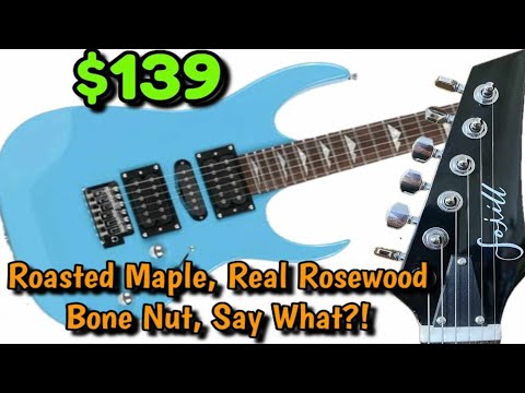 BUDGET AMAZON RG STYLE GUITAR ROCKS!! Fojil Makes Good Guitars!!