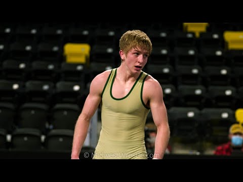 120 – Coby Haney {G} of Mattoon IL vs. Joey Showalter {R} of Elkhorn WI