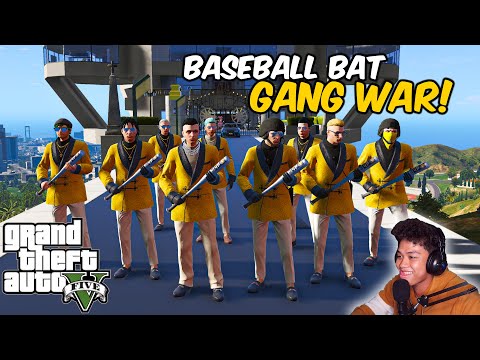 Baseball Bat GANGWAR sa GTA 5!! (BG vs Vagos) | Billionaire City Rp