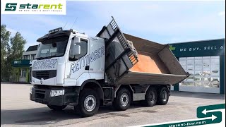 Купить самосвал Renault Premium 450 DXi, 8x4, 3 Seitenkipper, Standklima, Drehlichter - Изображение 4 | Autoline KZ Самосвал Renault Premium 450 DXi, 8x4, 3 Seitenkipper, Standklima, Drehlichter | Изображение 4 - Autoline