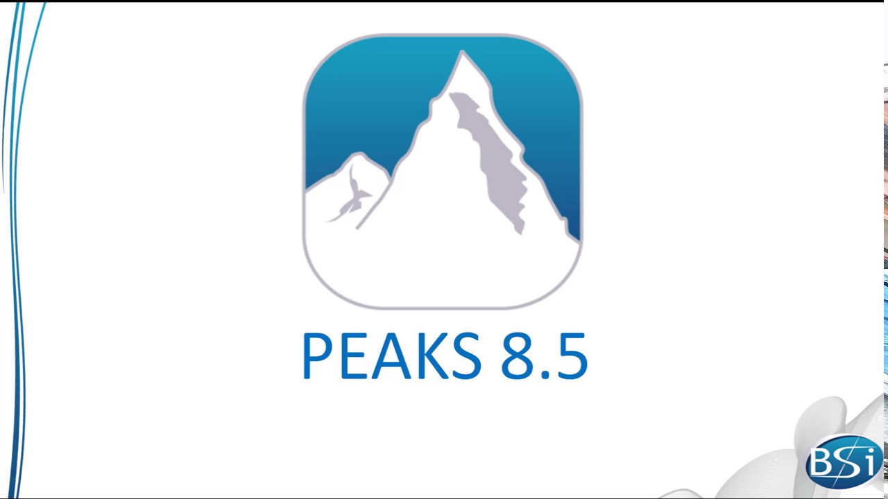 PEAKS Studio 8.5 Overview of Features