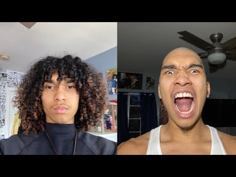 My 1 year curly hair growth Timelapse (No Haircut)