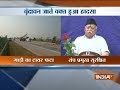 Cars in RSS chief 's convoy hit each other after tyre of one of the cars bursted in Mathura
