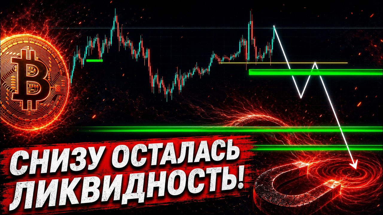 ❗️ВАЖНО, БИТКОИН — КОРРЕКЦИЯ ЕЩЕ НЕ ЗАКОНЧЕНА?!