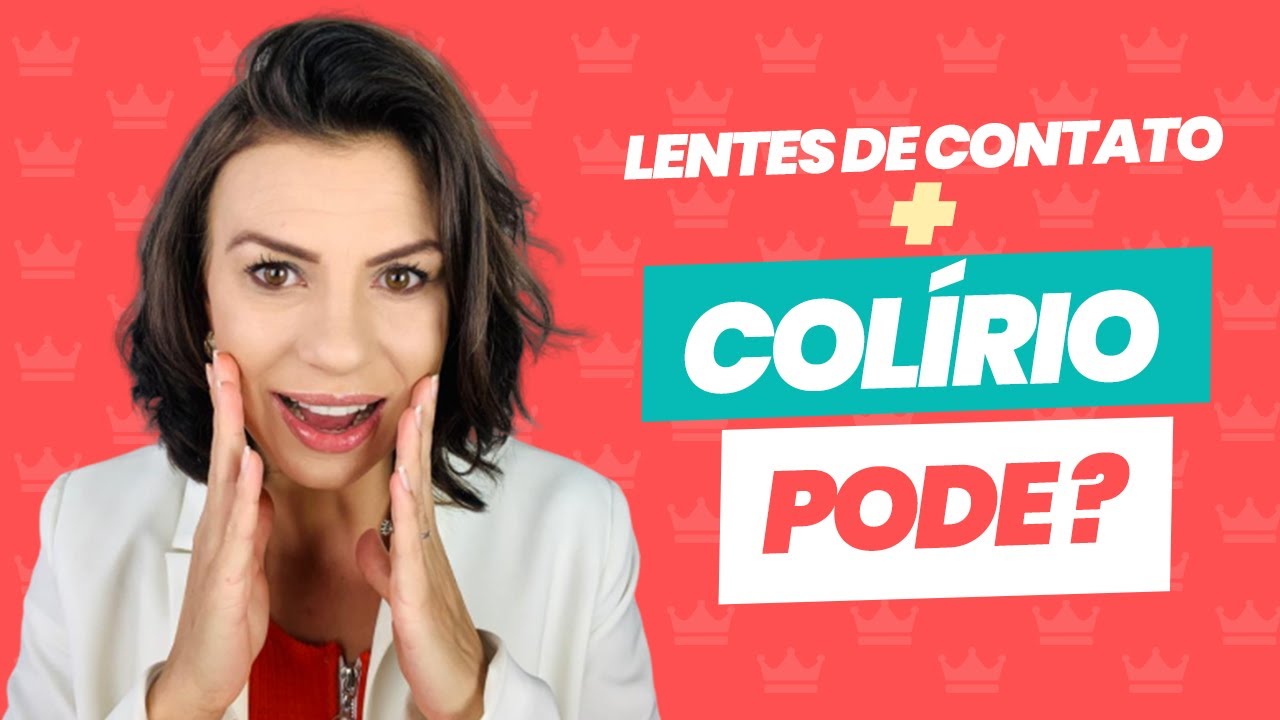 Paciente que usa lentes, pode pingar colírio sem retirá-las