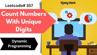 YouTube video 'Count numbers with unique digits | Dynamic Programming | Leetcode #357'