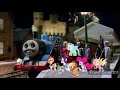 The Mane Six And Spike Celebrating Nightmare Night With Thomas The Tank Engine