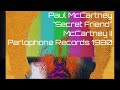 SECRET FRIEND (VIDEO) Paul McCartney 1980