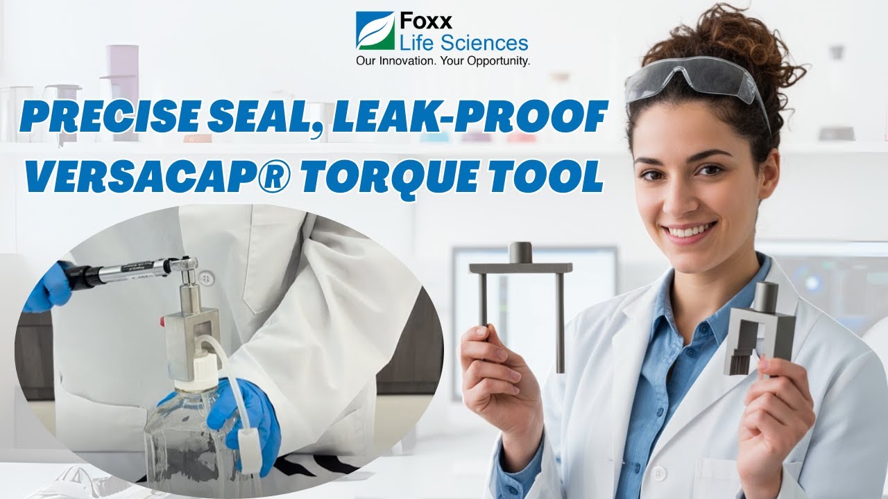 VersaCap® Torque Tool, 3/8" Square Drive, For GL-45 Cap, SS316L, 1/CS, Double Bagged — video