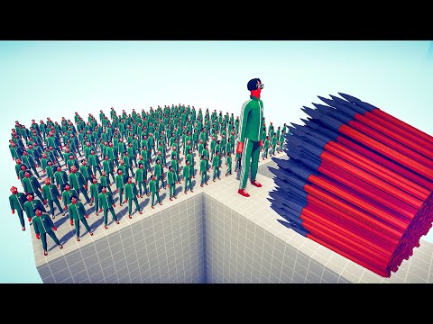 100x SQUID GAME PLAYERS + GIANT vs EVERY GOD - Totally Accurate Battle Simulator TABS